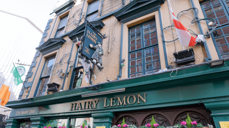 Front of the Hairy Lemon Pub