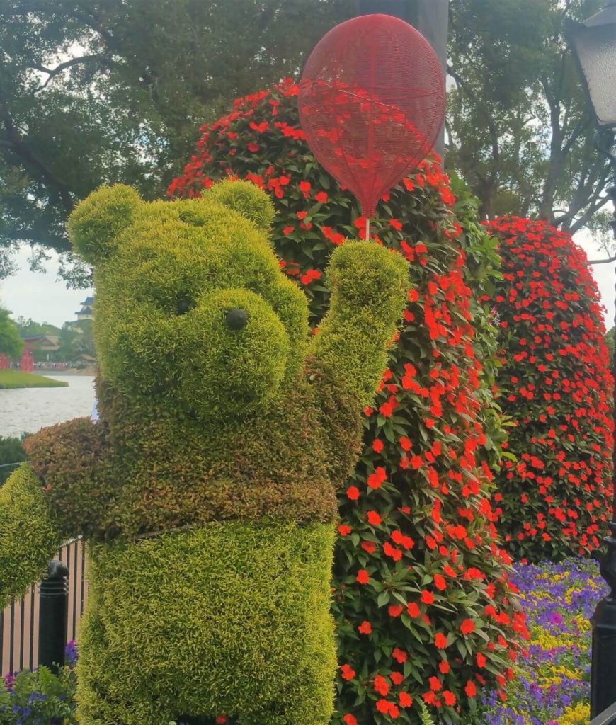 Winnie the Pooh Topiary at EPCOT Flower and Garden Festival