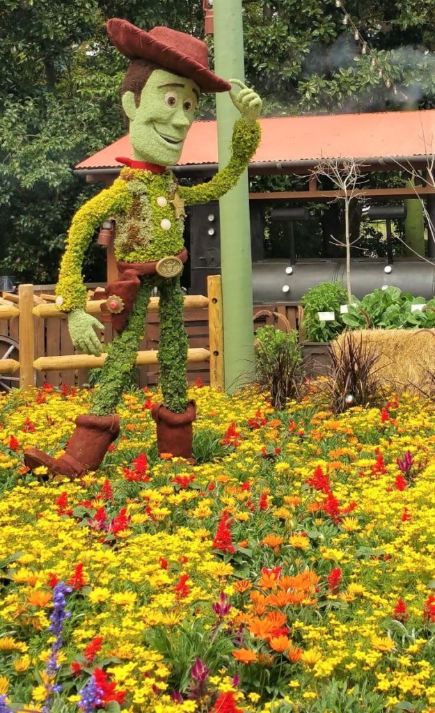 Woody Topiary at EPCOT Flower and Garden