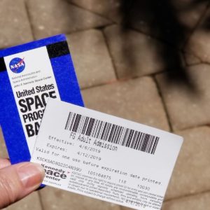 set of 2 tickets to visit Kennedy space center